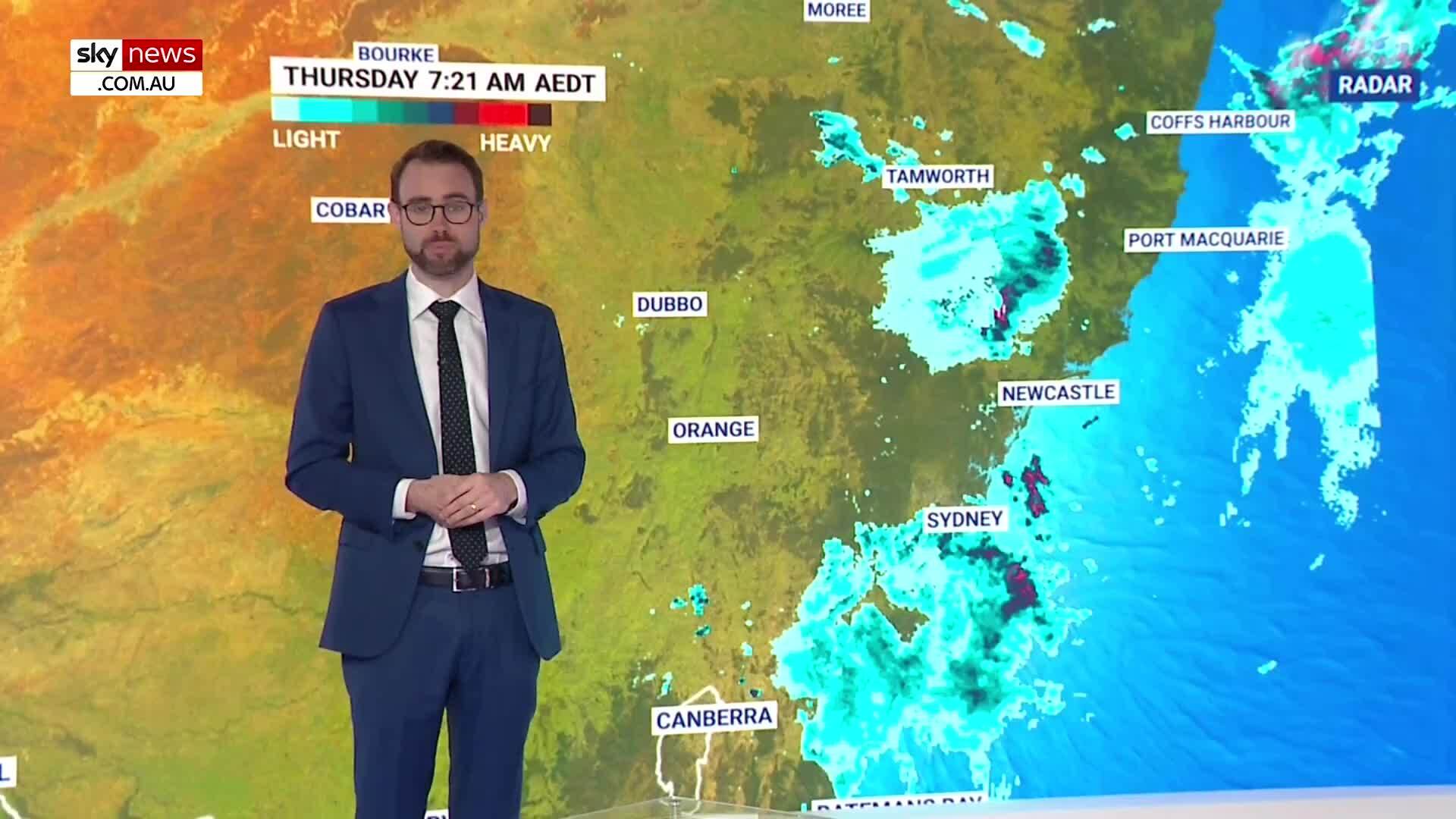 Wild showers and storms to continue across NSW