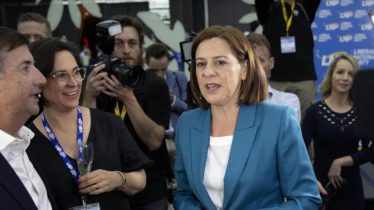 Ms Frecklington refused to step down as leader of the LNP. Picture: NCA NewsWire / Sarah Marshall