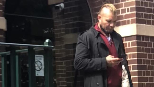 John Netane, 39, of Narrabeen, a serial drink drive offender, outside Manly Local Court on Wednesday, where he was convicted of driving while disqualified (second offence) and having alcohol in his systems as a "novice driver". He was serving a 5-year ban at the time. Picture: Manly Daily