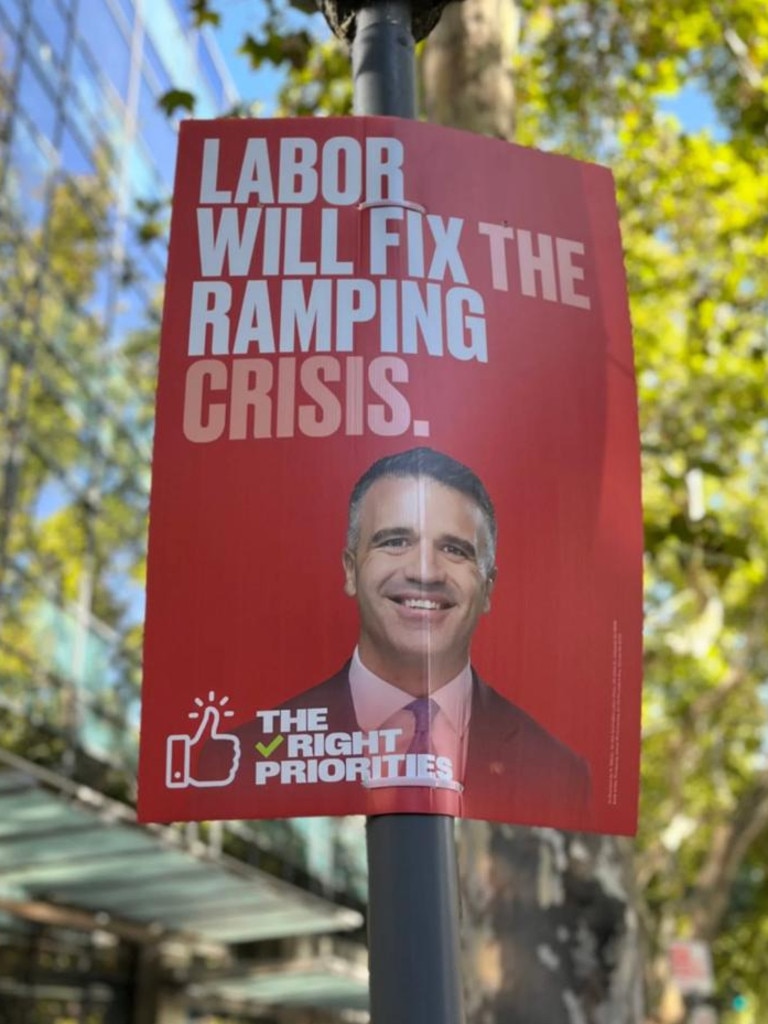 One of Labor’s election posters.