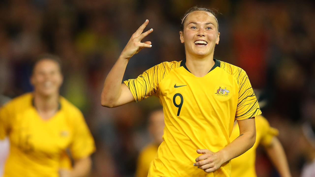 Matildas v Chile, Caitlin Foord hat-trick, goals, video, highlights, return  from injury