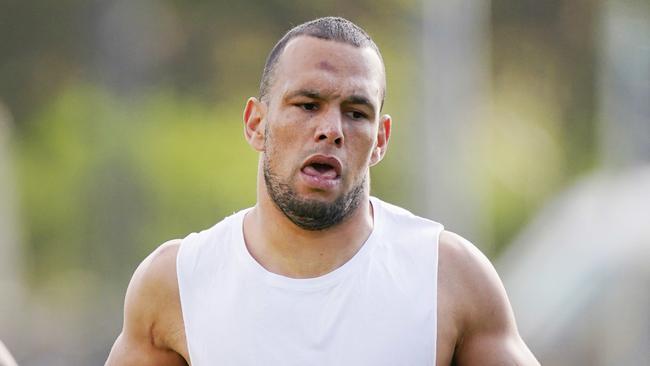 Will Chambers has been training in Melbourne. Picture: AAP Image/Michael Dodge