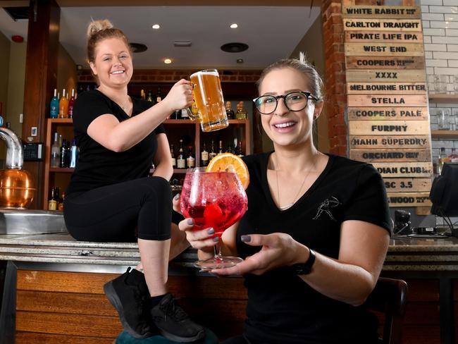 The Archer will re-open its doors on Friday, five months after the previous operator fell into administration. Bartender India Plummer 20 and Assistant Manager Alex Jones 23 looking forward to having The Archer open again. Picture: Tricia Watkinson