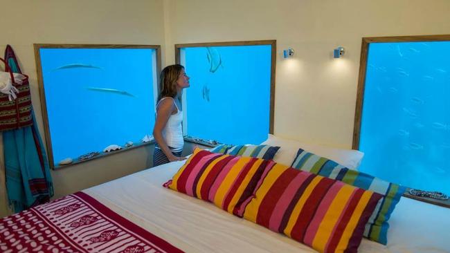 There’s nothing fishy about this bed. Picture: A TripAdvisor traveller