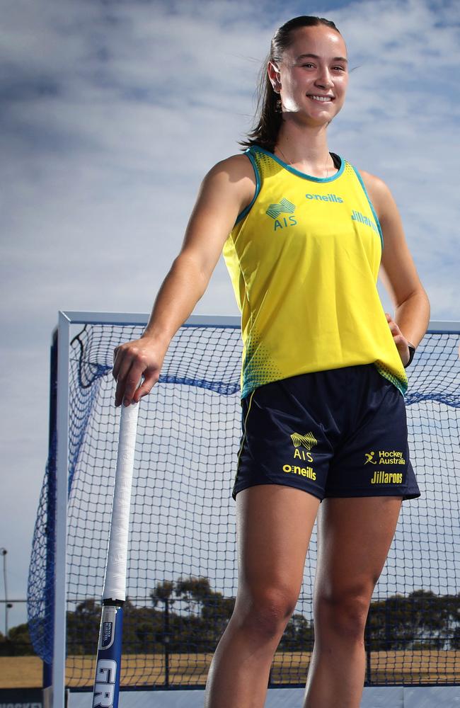 Lucy Sharman is another player set to carry the Hockeyroos forward. Picture Dean Martin