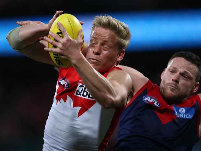 The 27-year-old wasn’t at his best against Melbourne, but it could be the wake-up call he needs before finals. Picture: Jason McCawley/AFL Photos/via Getty Images