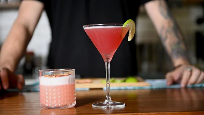 The Colin cocktail (right) is named after the Irish celebrity chef. Picture: Jeremy Piper