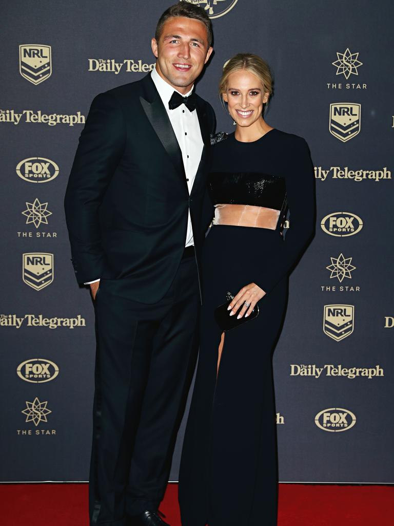 The pair went public with their romance at the 2016 Dally M Awards. Picture: Ryan Pierse/Getty Images