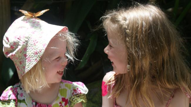 Angie Cunningham’s daughters Maggie and Sophie. Picture: Supplied