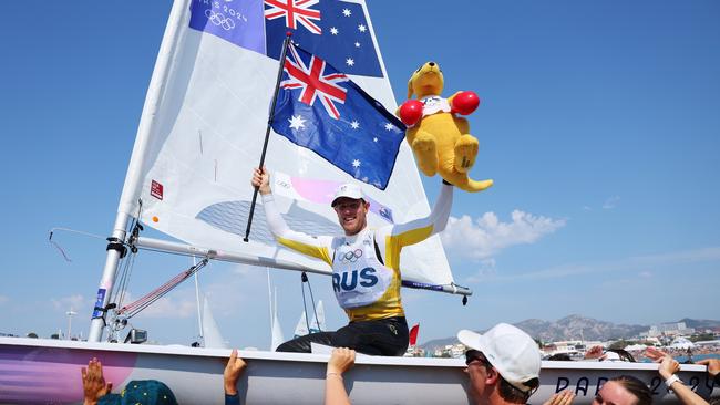 Matt Wearn after winning gold. Picture: Getty Images