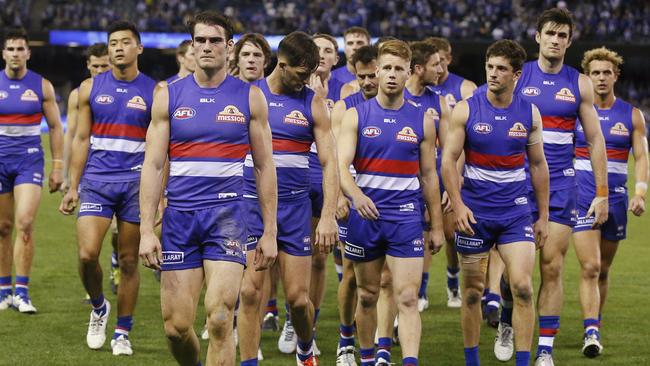 The Western Bulldogs are struggling to score in the 2016 AFL season. Picture: Michael Klein