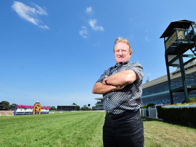 Geoff Lane at Caulfield racecourse.