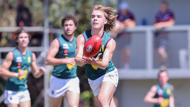 Ryley Sanders in action for Tasmania in 2021. Picture: Russell Freeman/AFL Photos