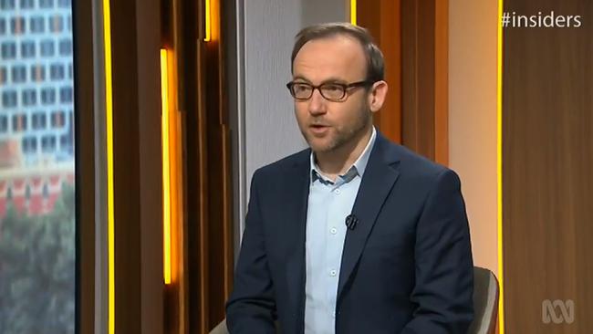 Greens leader Adam Bandt says cuts to the public service could have contributed to the Victorian government’s bungled coronavirus response. Picture: Insiders ABC via NCA NewsWire