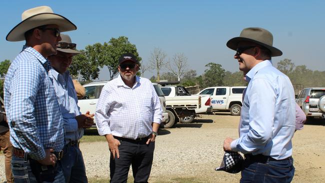 Prime Minister Anthony Albanese and Agriculture Minister Murray Watt were in Central Queensland to talk biosecurity and opportunities in the local ag sector with Ryan Olive at Raglan Station and AgForce Cattle president Will Wilson.