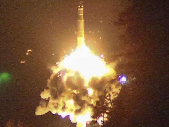 Russia test fired four Intercontinental-Range Ballistic Missiles. Picture: Ministry of Defence of the Russian Federation