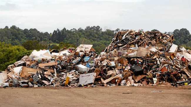 Neighbouring waste facilities are helping Lismore City Council after a fire at their own centre. Picture: Marc Stapelberg