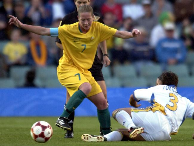 Former Matilda Alison Forman, who captained Australia at the home 2000 Olympics had a simple message for her successors. Picture: Tony Lewis/ALLSPORT