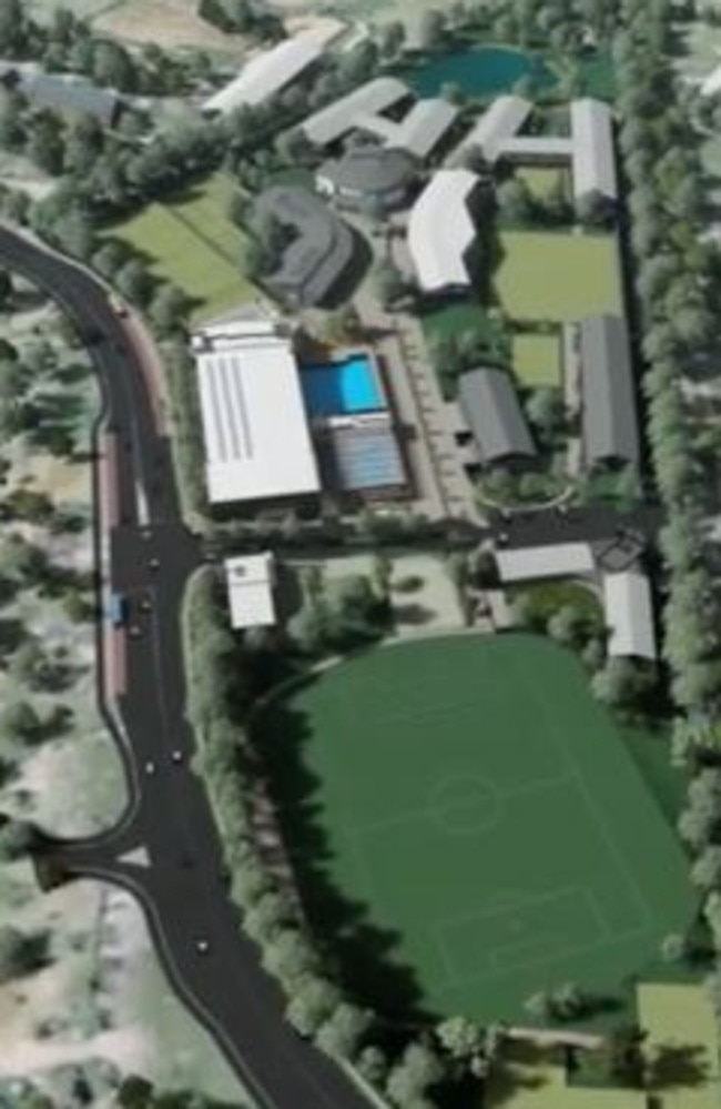 What it could look like … an overview of the proposed site. Picture: Regis Grammar