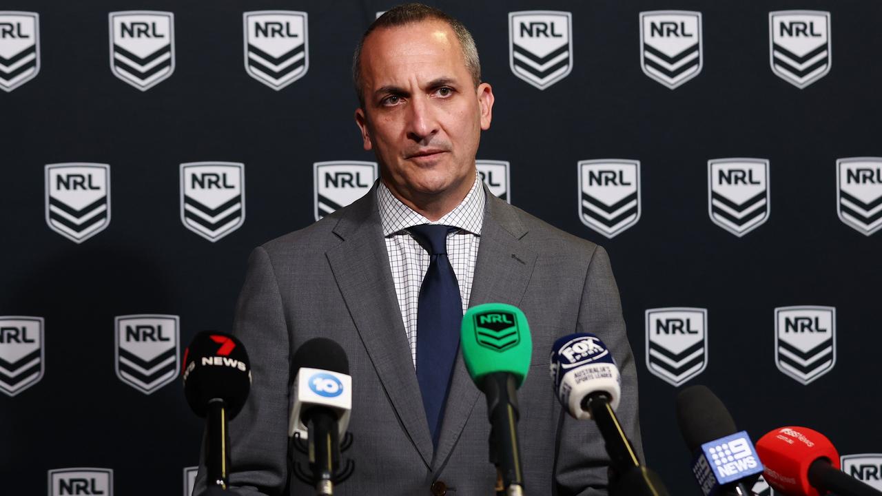 NRL CEO Andrew Abdo. Picture: Mark Metcalfe/Getty Images