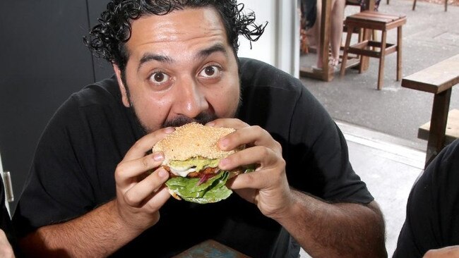 Johnny Tabet, sole operator of food truck business Moo Free Burgers, pleaded guilty to 10 food safety breaches that occurred at the Brisbane Laneway Festival in 2020. Picture: Supplied