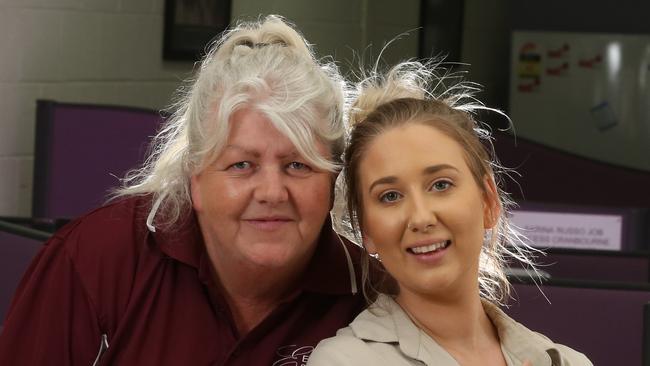 Sue Fraser and April McNamara smashed stereotypes to find jobs they enjoy. Picture: Stuart Milligan.