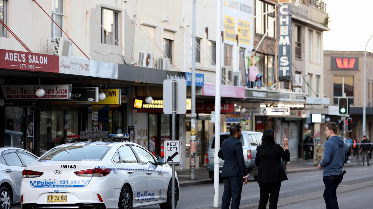The gunman responsible for Saturday’s shooting remains at large. Picture: NCA NewsWire / Damian Shaw