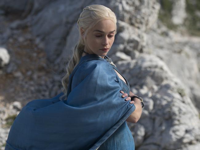 Game of Thrones Emilia Clarke as Daenerys Targaryen.