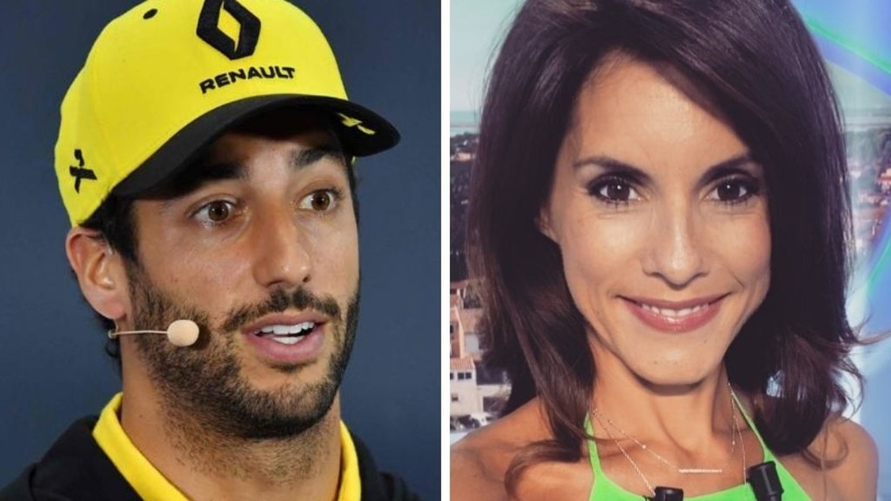 Romain Grosjean's wife is backing Daniel Ricciardo.