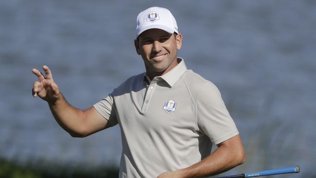 Spanish golfer Sergio Garcia.