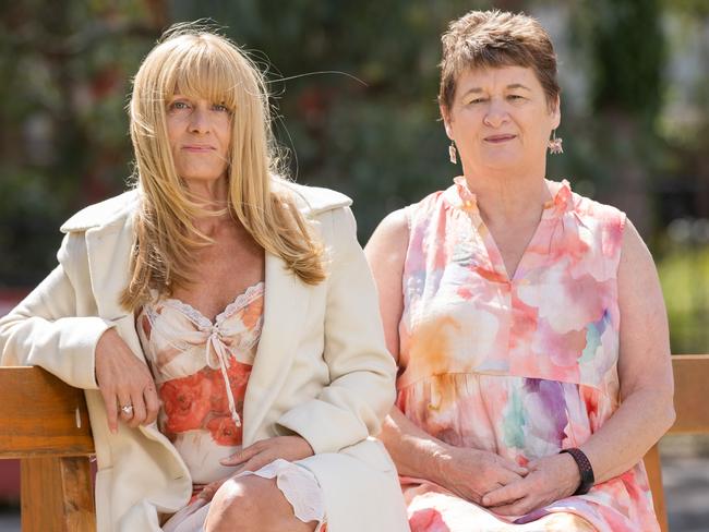 Dedicated foster carers Rhonda Blakeney and Jenni McKelvie say they were let down by Anglicare Victoria. Picture: Jason Edwards