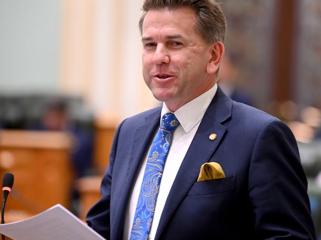 BRISBANE, AUSTRALIA - NewsWire Photos FEBRUARY 19, 2025: Jarrod BleijieParliamentary sitting day, including Question Time, at Queensland Parliament House in Brisbane.Picture: NewsWire / John Gass