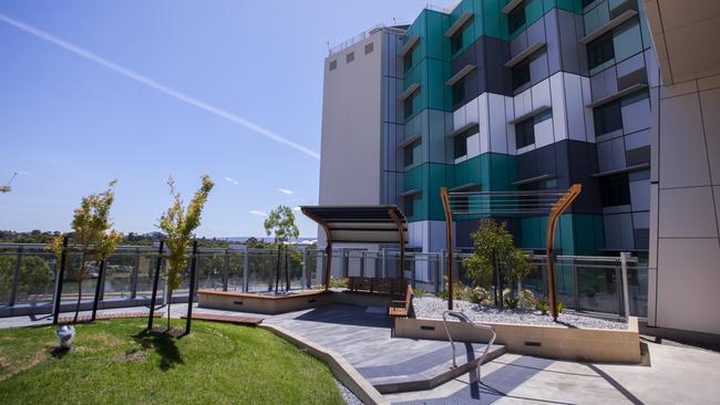 Green space at the new Royal Adelaide Hospital.