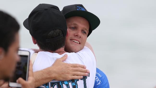 Semi Final of the Quiksilver Pro Surfing contest at Snapper Rocks on the Gold Coast and Stuart Kennedy fails to make the final. Picture Glenn Hampson