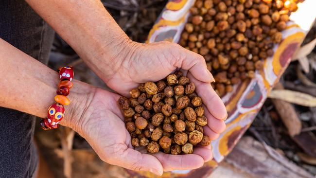 Rayleen Brown carries some indigenous ingredients. Picture: Emma Murray