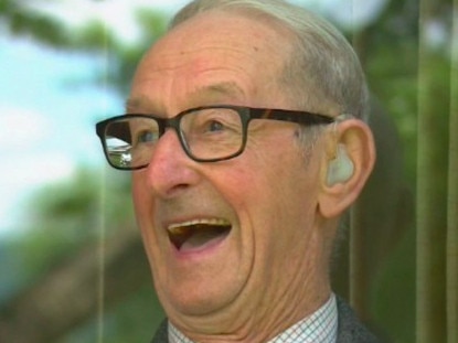 100-year-old Owen Filer's interview has gone viral. Picture: Supplied