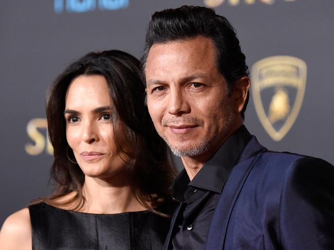 Bratt with wife Talisa Soto at the Doctor Strange premiere in 2016. Picture: Frazer Harrison/Getty Images