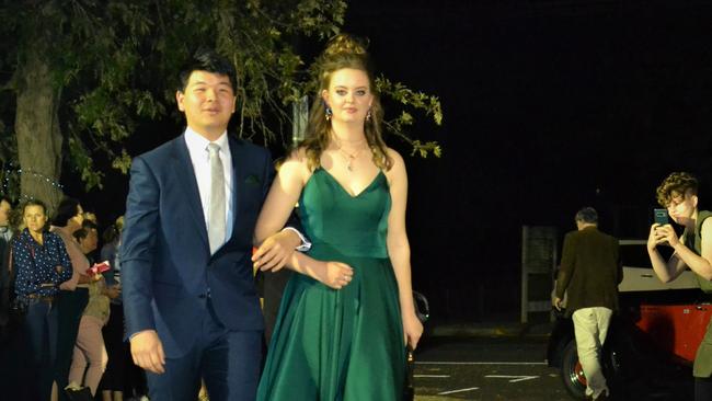 Scots PGC cardinal formal Hannah Thomas and Andrew Wu