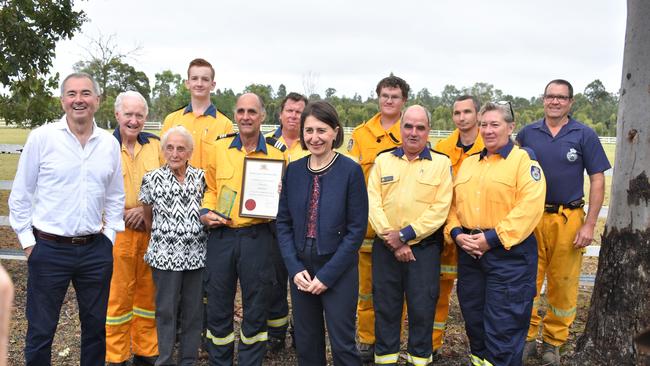 NSW Premier Gladys Berejiklian visited Rappville, handing out awards and grants.