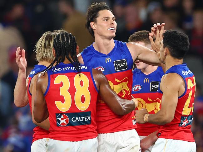 Eric Hipwood played one of his best matches against Western Bulldogs. Picture: Quinn Rooney/Getty Images