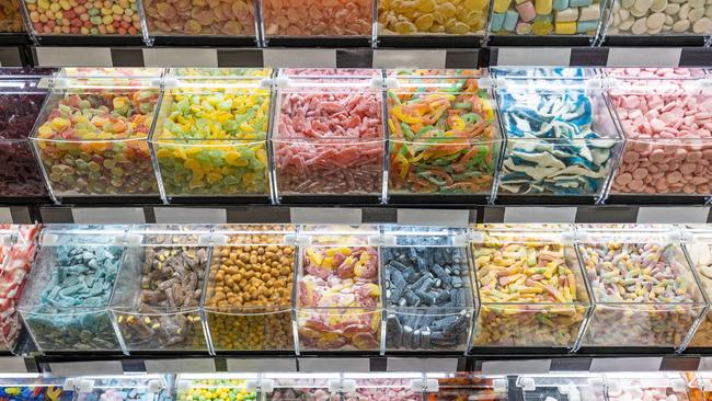 Pick 'n' mix stand in Sweden.