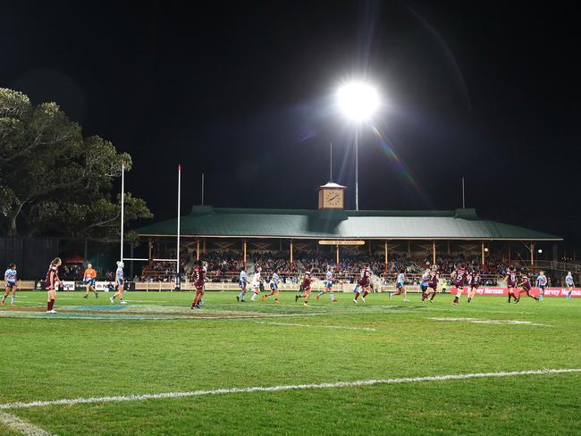 North Sydney Oval on show to a big TV audience during the recent women’s Origin clash. Picture: Mark Kolbe/Getty Images