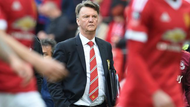 Louis van Gaal would be a high profile appointment. AFP Photo/Paul Ellis