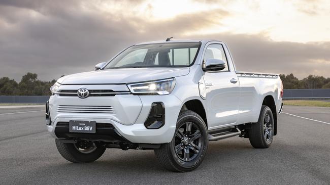 Toyota has not committed to producing the electric ute for sale.