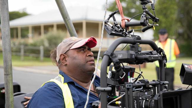 Director of photography Murray Lui on set. Picture: Contributed