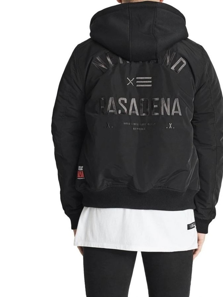 Nena &amp; Pasadena Alpine Hooded Bomber Jacket