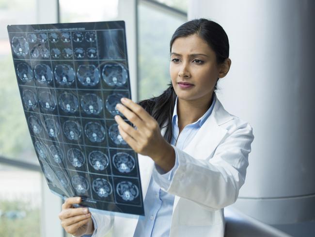 Generic photo in hospital - doctor looking at an xray (x-ray). Picture: iStock