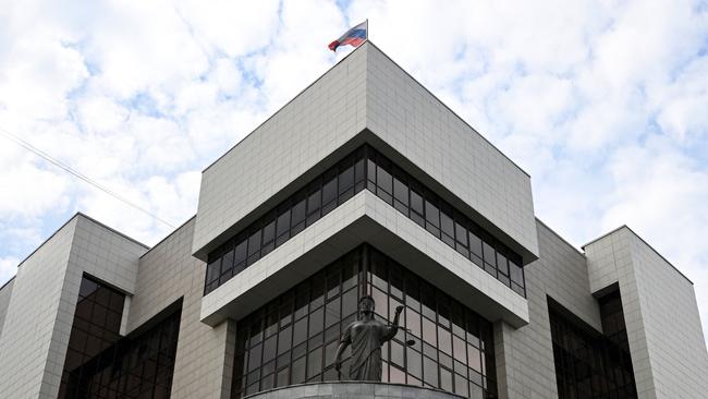 A view of the Sverdlovsk Regional Court building. Picture: AFP