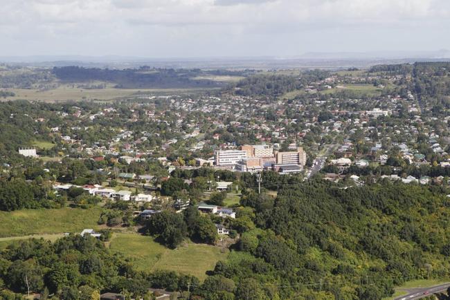 Aerial of Lismore. Photo Jay Cronan / The Northern Star. Picture: Jay Cronan