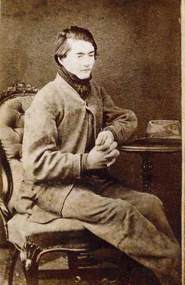 Grotesque, hysterical giggling ... Ned Kelly’s younger brother Dan Kelly who was, according to police, a ‘ferocious little savage’. State Library of Victoria